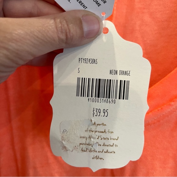 NWT Altar’d State Tank Top Size Small, Neon Orange - Picture 5 of 5